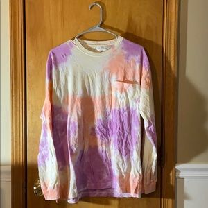 PINK tie dye long sleeve